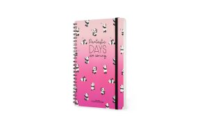 LEGAMI 16 MONTH DIARY - 2024/2025 - LARGE WEEKLY SPIRAL BOUND DIARY - PANDA AG2516055
